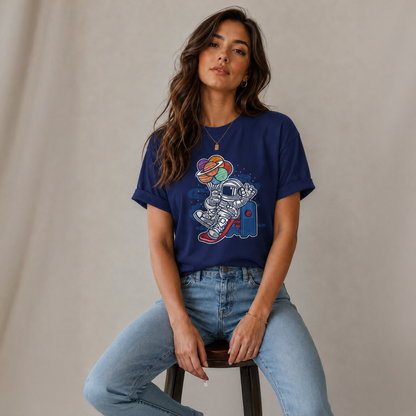 T-shirt unisexe classique à col rond