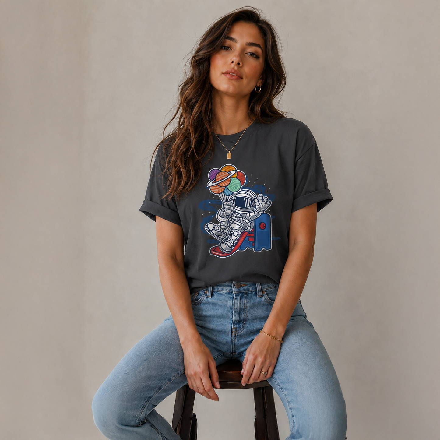 T-shirt unisexe classique à col rond