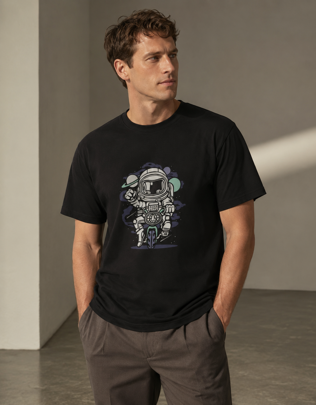 T-shirt unisexe classique à col rond