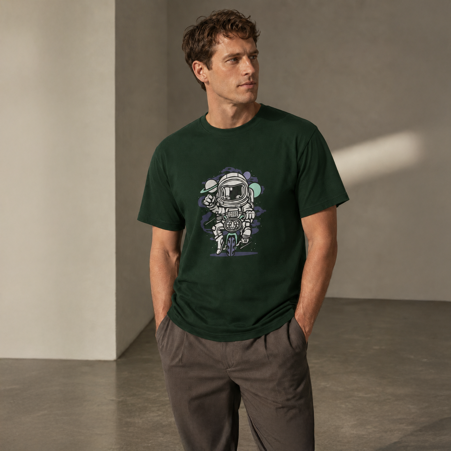 T-shirt unisexe classique à col rond