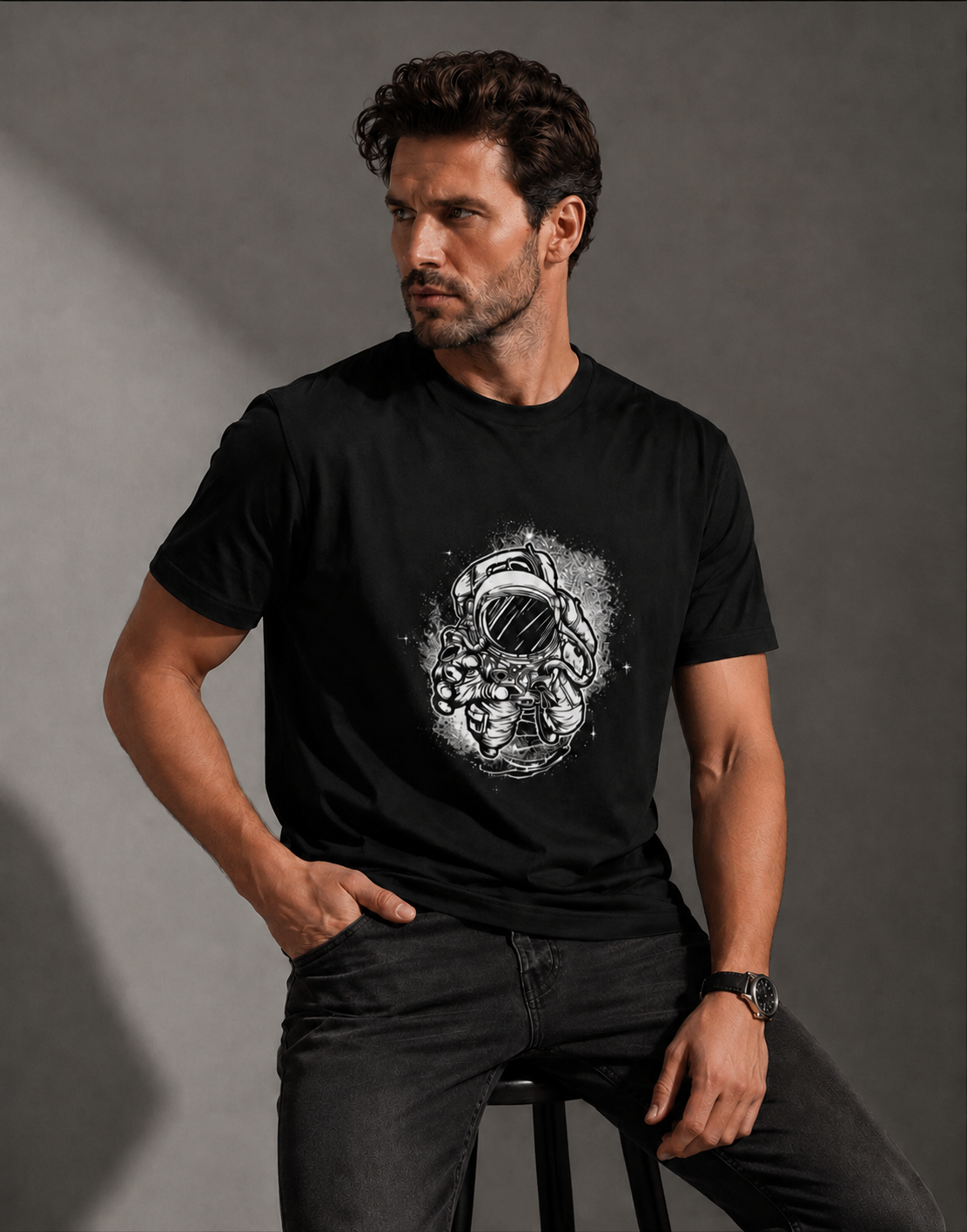 T-shirt unisexe classique à col rond