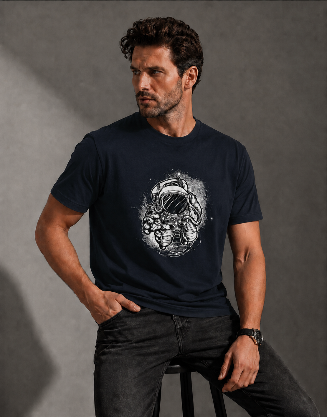 T-shirt unisexe classique à col rond