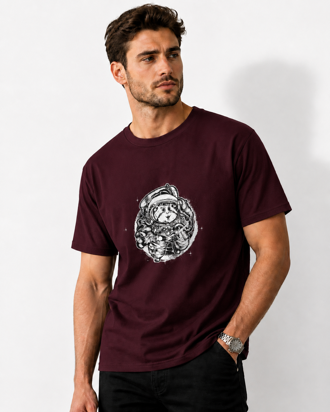 T-shirt unisexe classique à col rond