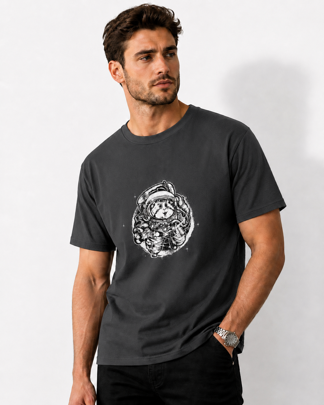 T-shirt unisexe classique à col rond