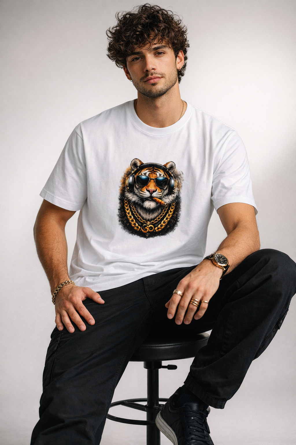 Unisex Classic Crew T-Shirt| Tiger