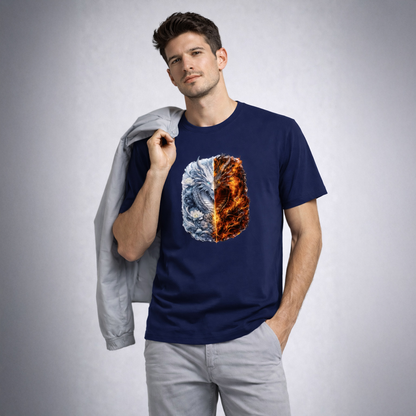 T-shirt unisexe classique à col rond