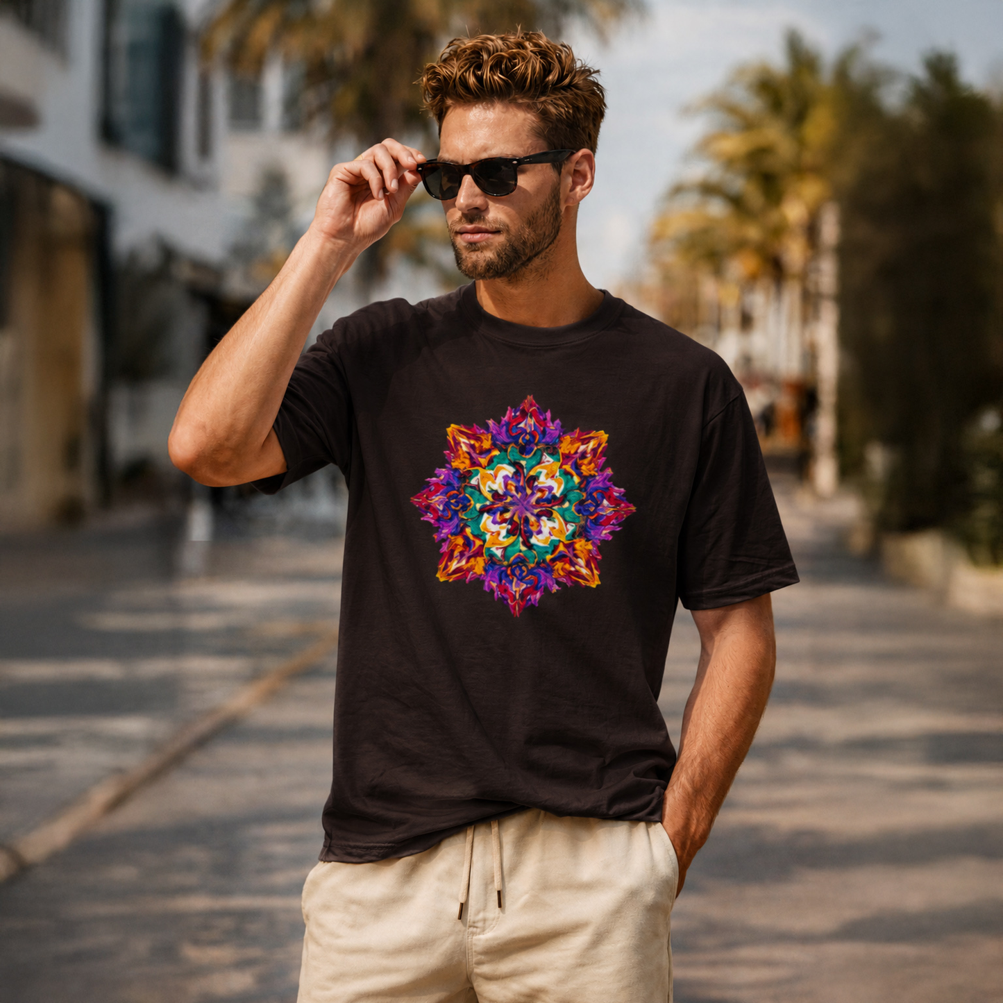 T-shirt unisexe classique à col rond