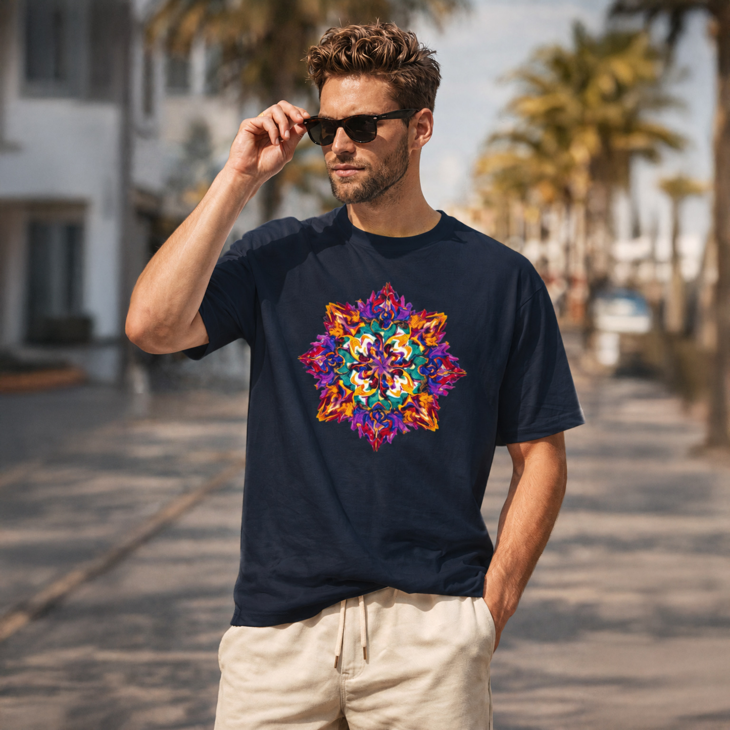 T-shirt unisexe classique à col rond