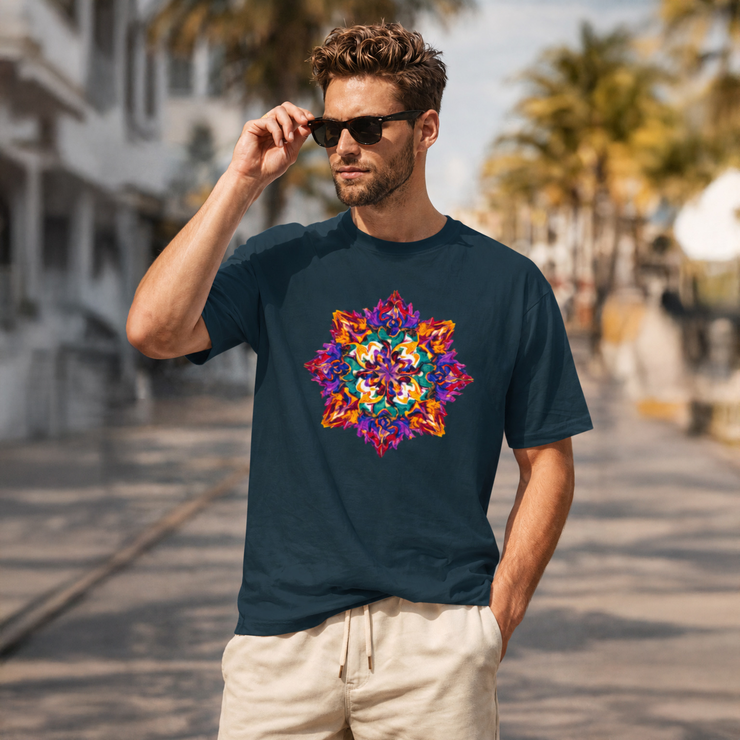 T-shirt unisexe classique à col rond