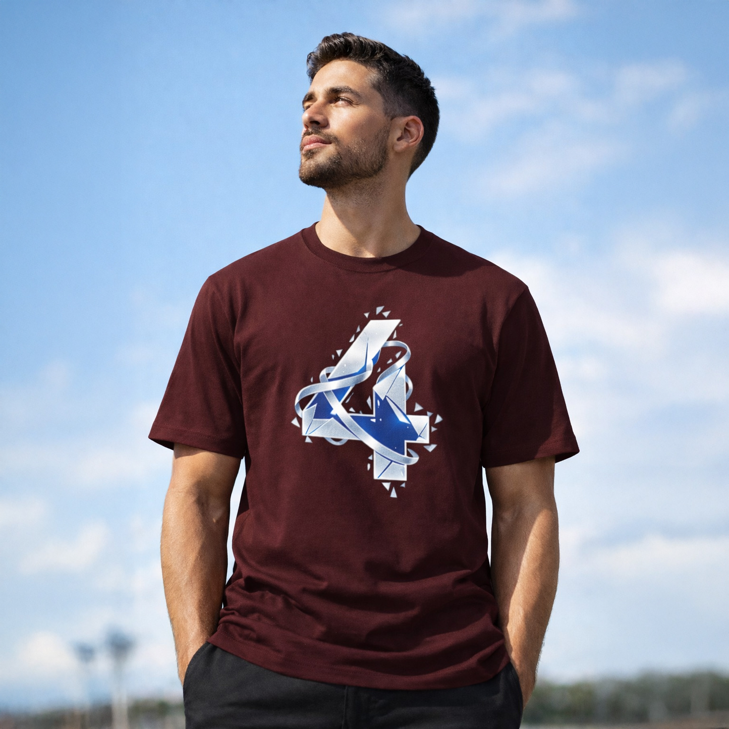 T-shirt unisexe classique à col rond