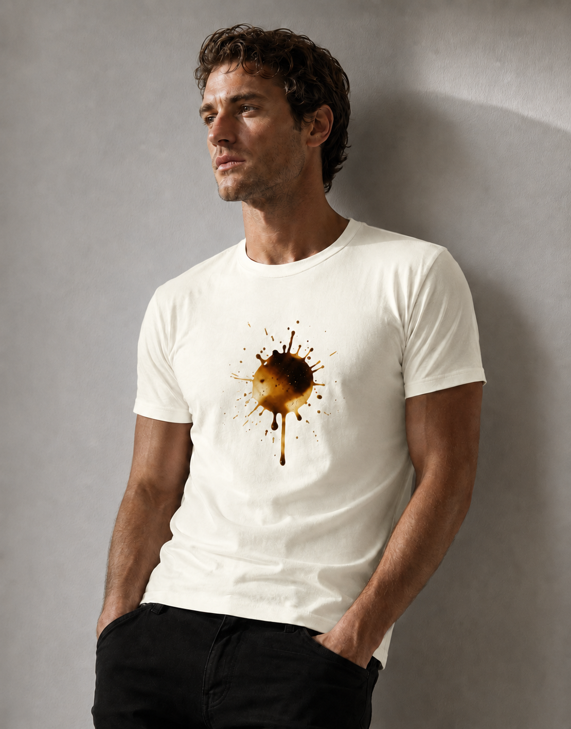 T-shirt unisexe classique à col rond