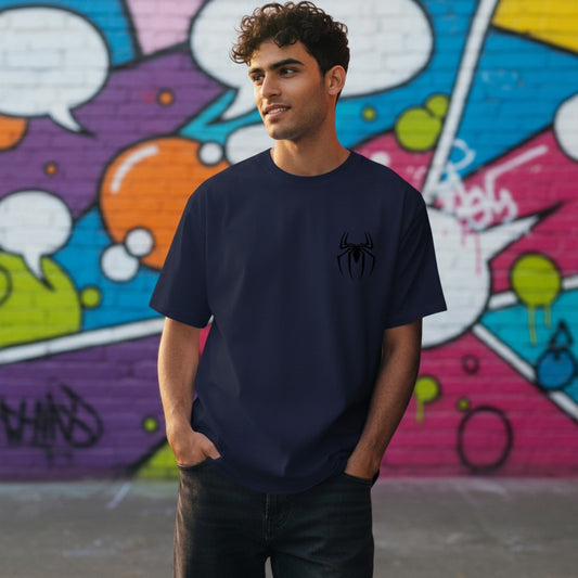 Spider Logo Graphic Crew Neck T-Shirt | Unisex