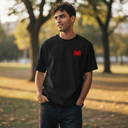 Red Spider Graphic Crew Neck T-Shirt | Unisex