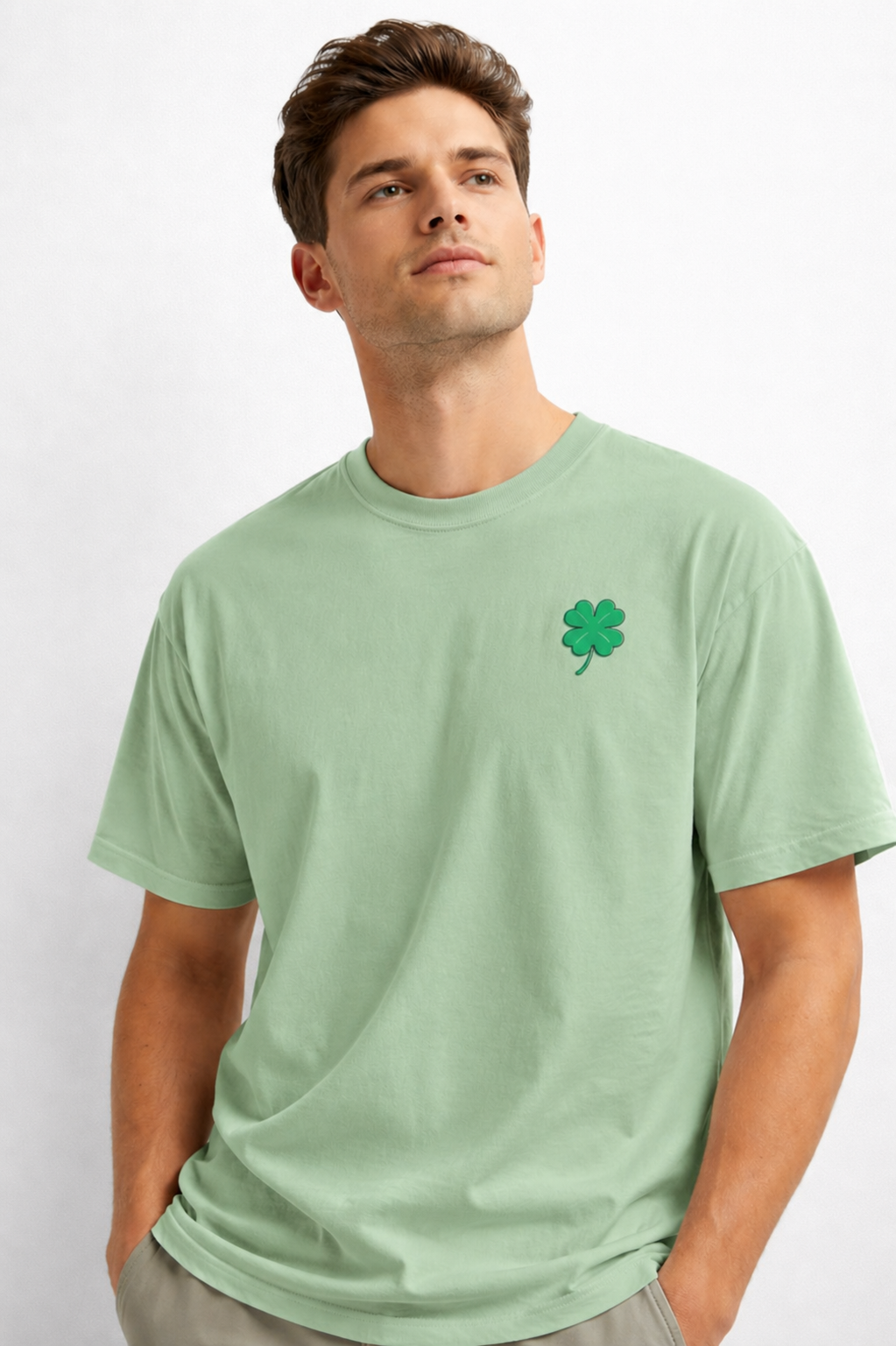 T-shirt unisexe classique à col rond | Collection broderie